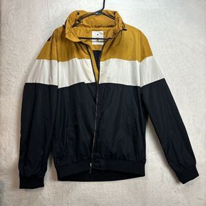 Refill New York Yellow White Blue Windbreaker Large